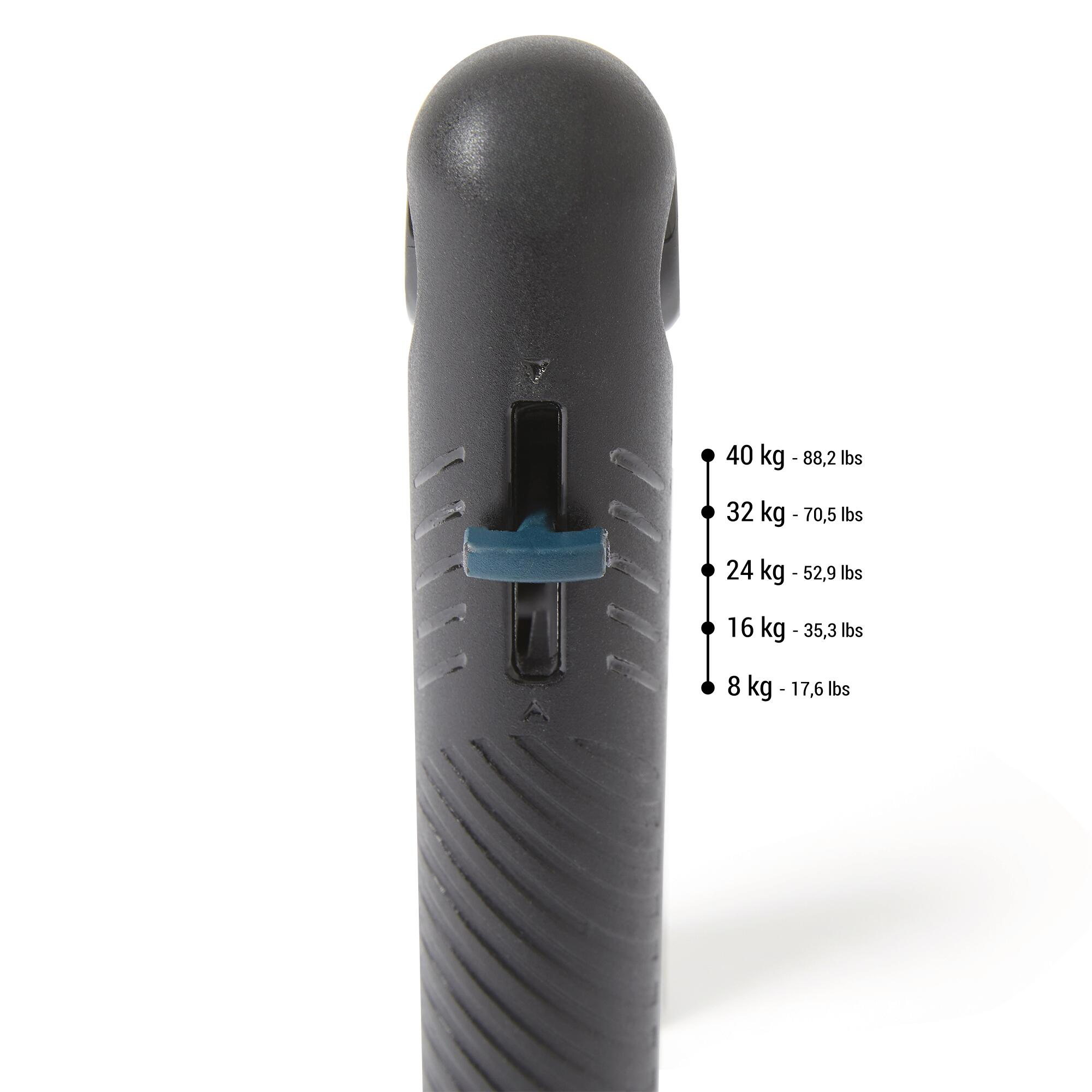 Adjustable handgrip 8-40 kg